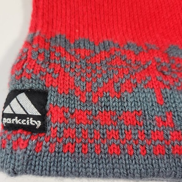 Park City Utah Beanie Hat Knit Toque Snowboarding Skiing Winter Pure Virgin Wool - Picture 2 of 8